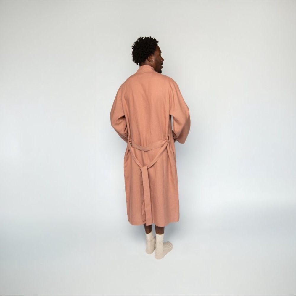 Parachute Linen Robe Clay - Picture 6 of 9